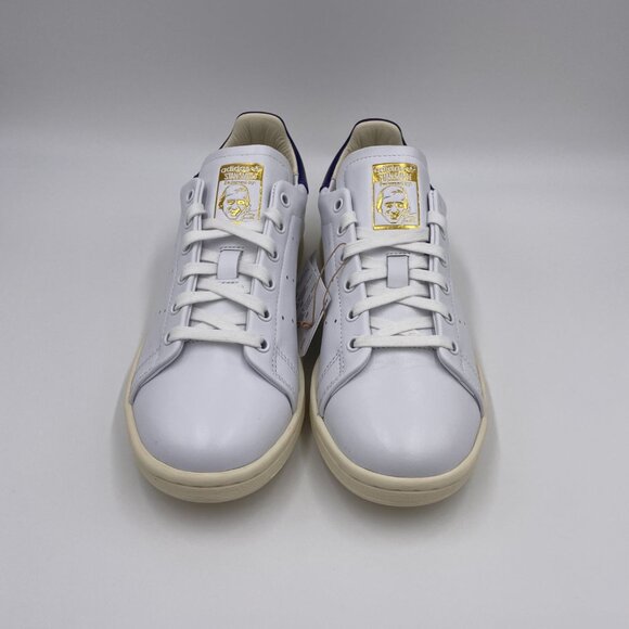 adidas Stan Smith Lux White / Purple Women's Shoes - Picture 3 of 8
